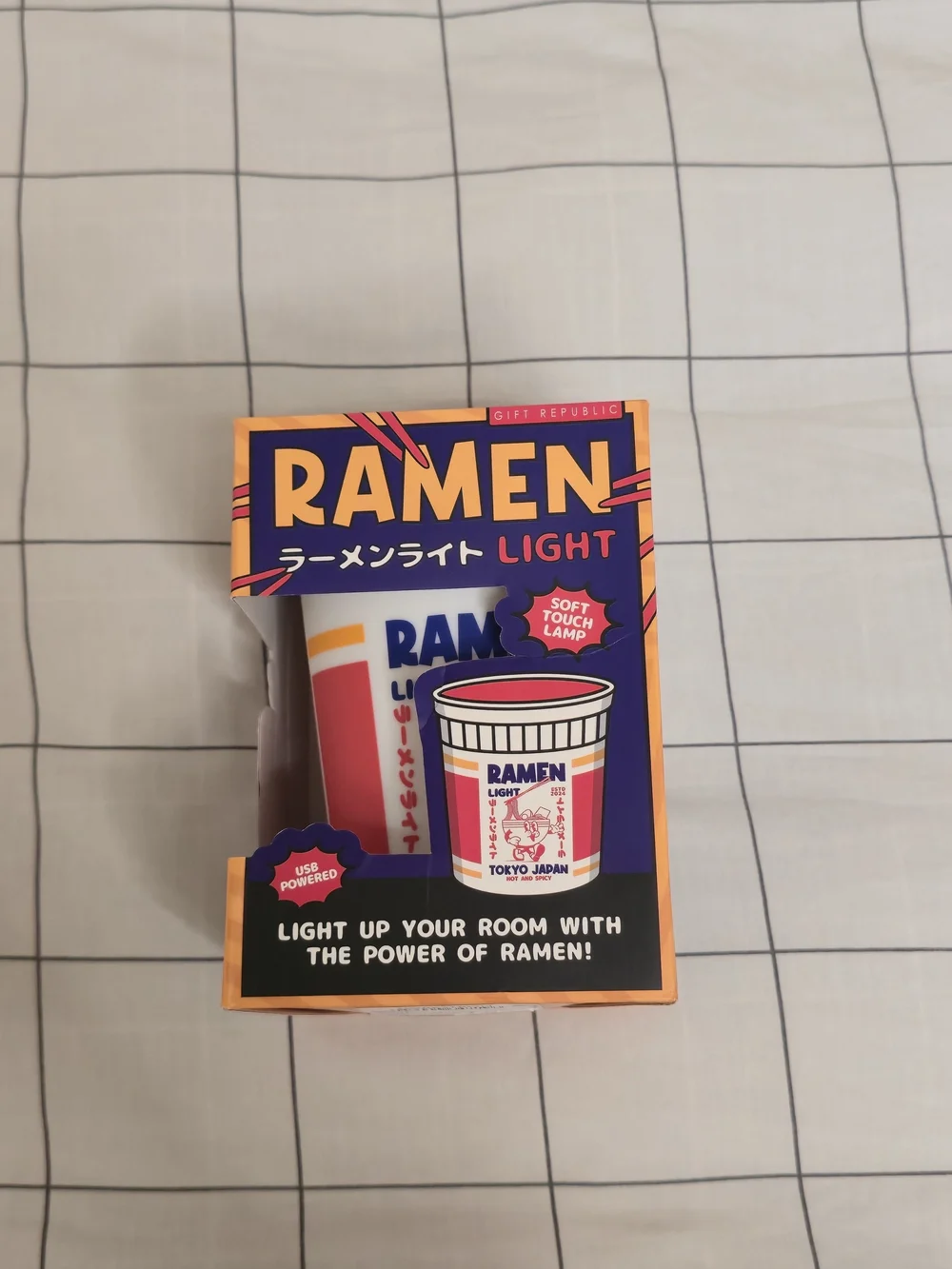 Ramen Light - Blue & Orange Novelty Lamp